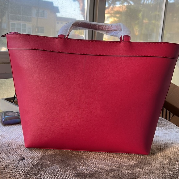 DONNA KARAN NY WAVERLY HUGE ZIP TOTE - Picture 4 of 11